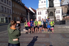 Aufstellung der 1. Startgruppe zur letzten Etappe.