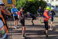 Aufwärmen zur 5. Etappe