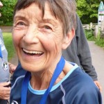 Sigrid Eichner beim Wolfgang-Zieger-Gedächtnislauf am 1. Mai 2014. (Foto: Jörg Levermann)